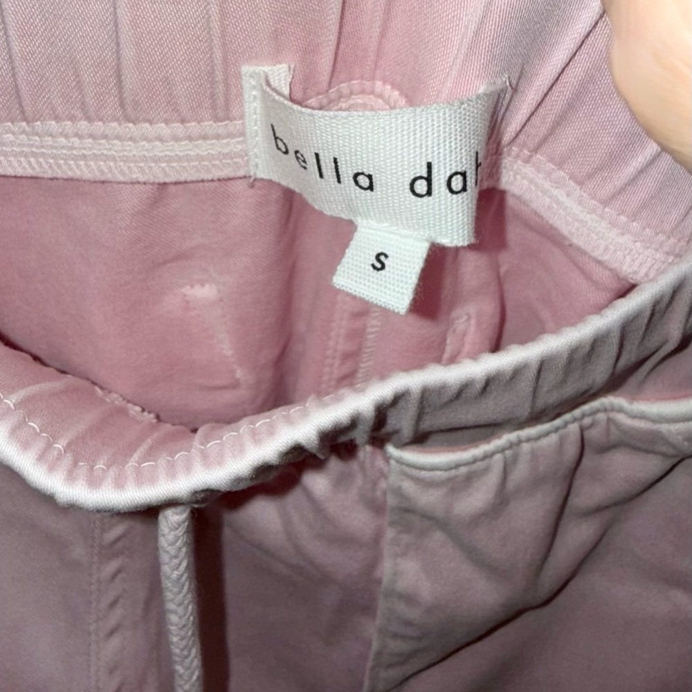 NWT Pocket Cargo Joggers Rose Petal Pink Small $168 sold out color @ Bella Dahl - Picture 14 of 16